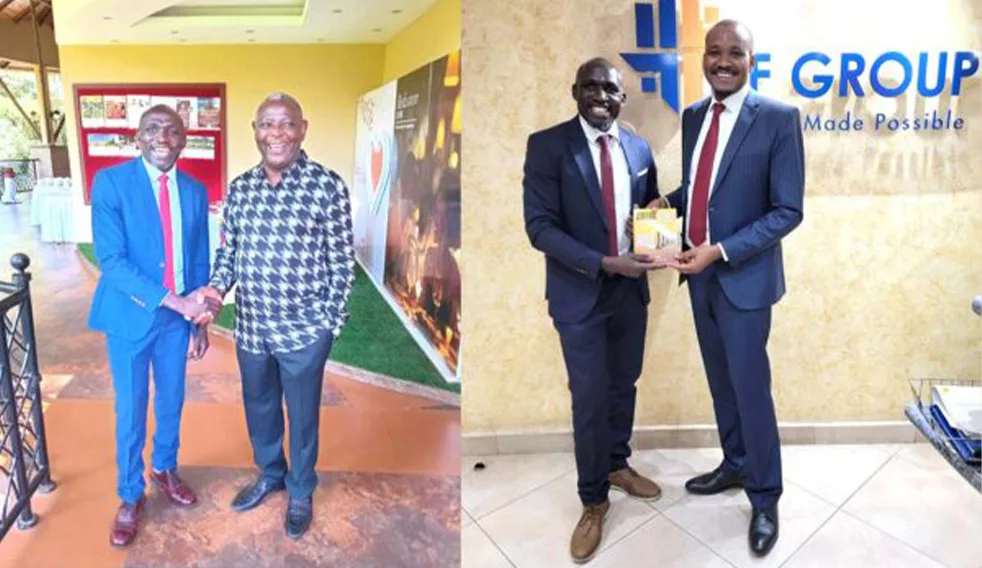Prof. Fred Ogola and CEO James Mwangi