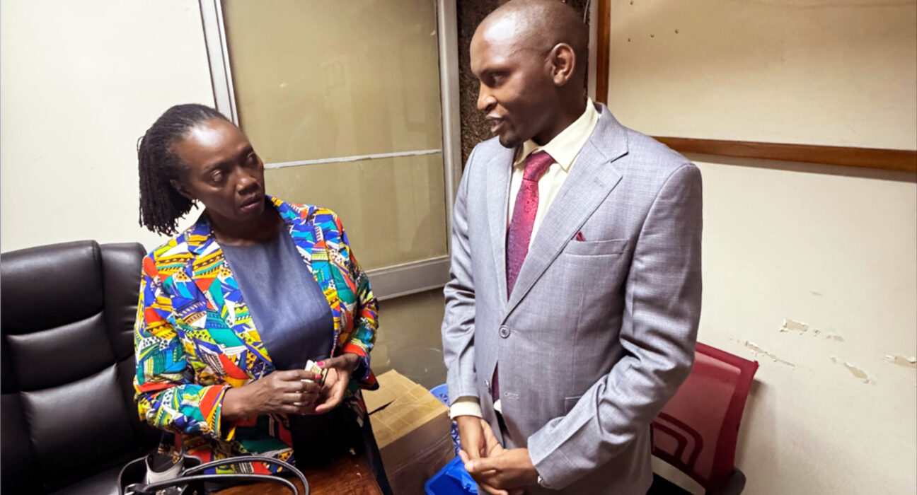 Felix Wambua and Martha Karua