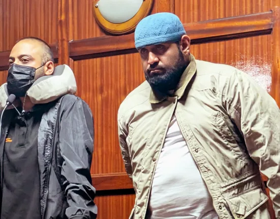 Ajip Haisam Majid and Ali Samir Abdalla in Nairobi court.