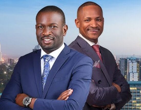 Embakasi East MP Babu Owino and Senator Edwin Sifuna