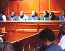 Michael Musyoki Ngumbi, Evans Simotwo, Geoffrey Were Odondi, Allan Mutahi Kariuki, Purity Njeri Njamiu, Muniaro Jared Masinde, and Kororia Simatwa