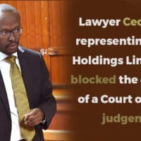 Lawyer Cecil Miller, representing Nyanja Holdings Limited