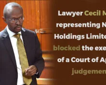 Lawyer Cecil Miller, representing Nyanja Holdings Limited