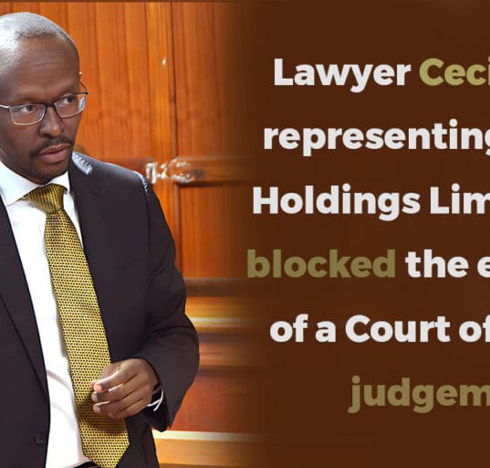 Lawyer Cecil Miller, representing Nyanja Holdings Limited