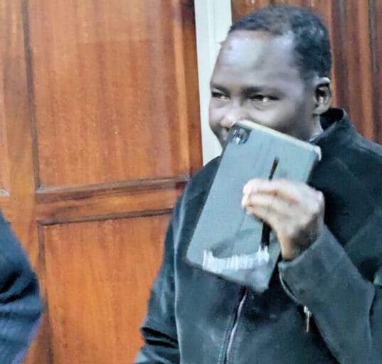 South Sudanese national John Tong Buol Majuach appeared in a Nairobi court